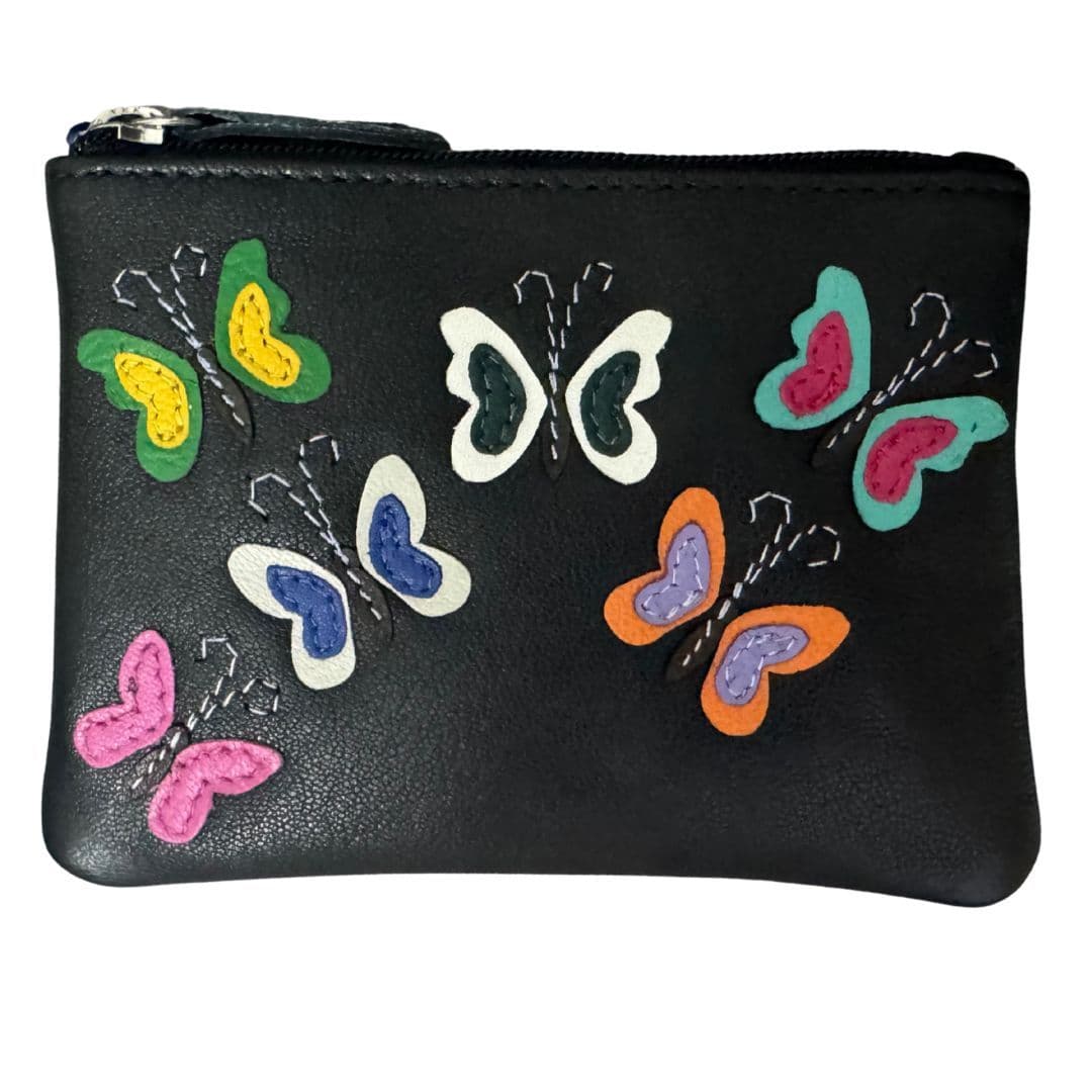 Juno Butterflies RFID Coin & Card Purse