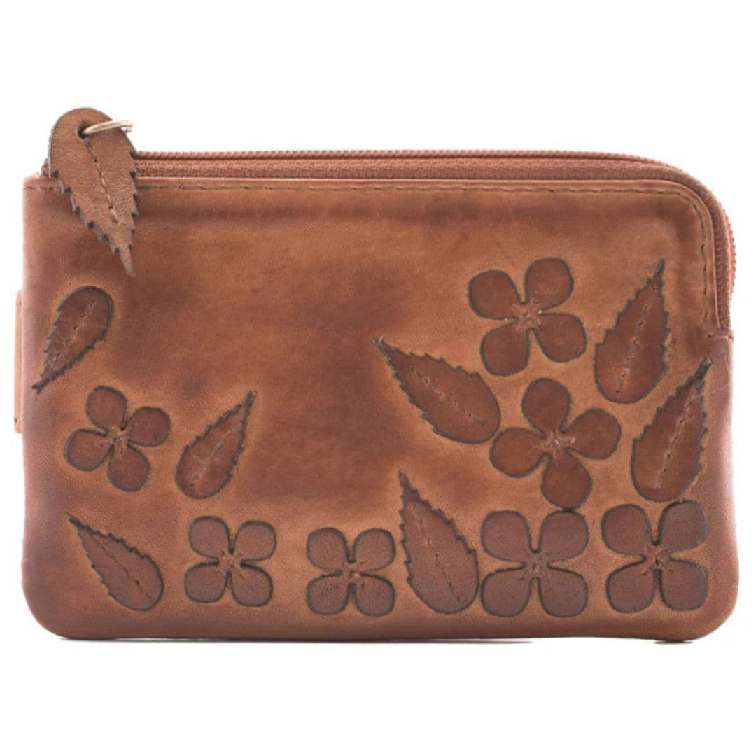 Wild Bloom Floral Coin & Card Purse