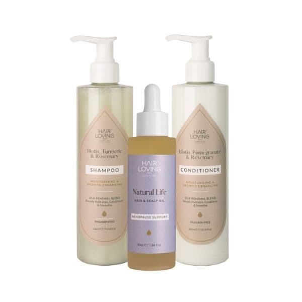 Shampoo Conditioner & 50ml Menopause Oil