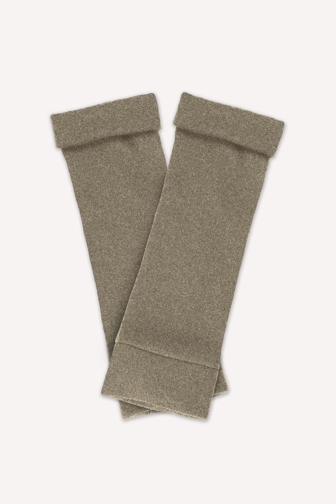 Cashmere Fingerless Gloves Light
