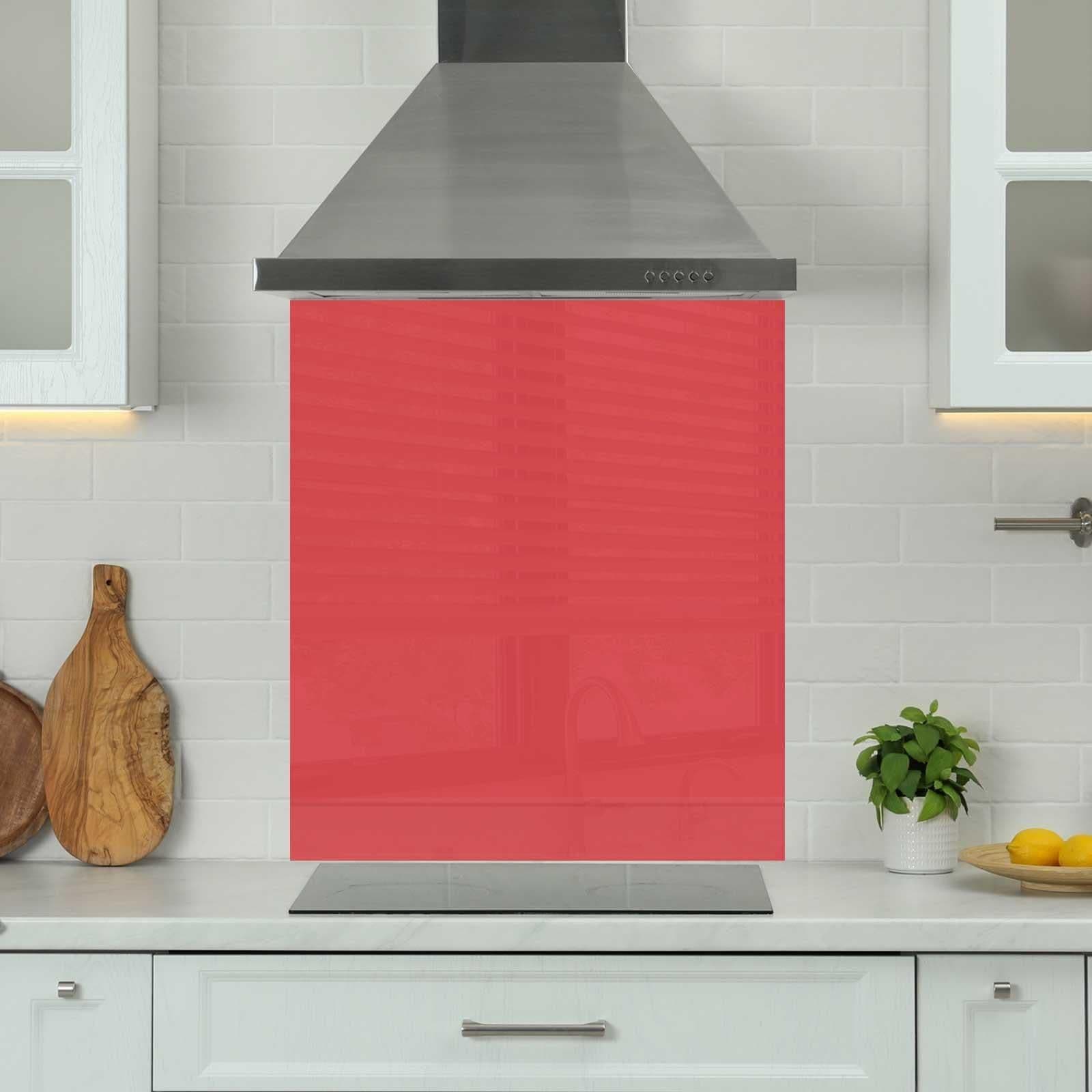 Premium 70cm x 75cm 6mm Glass Kitchen Splashback Toughened Polished Edges