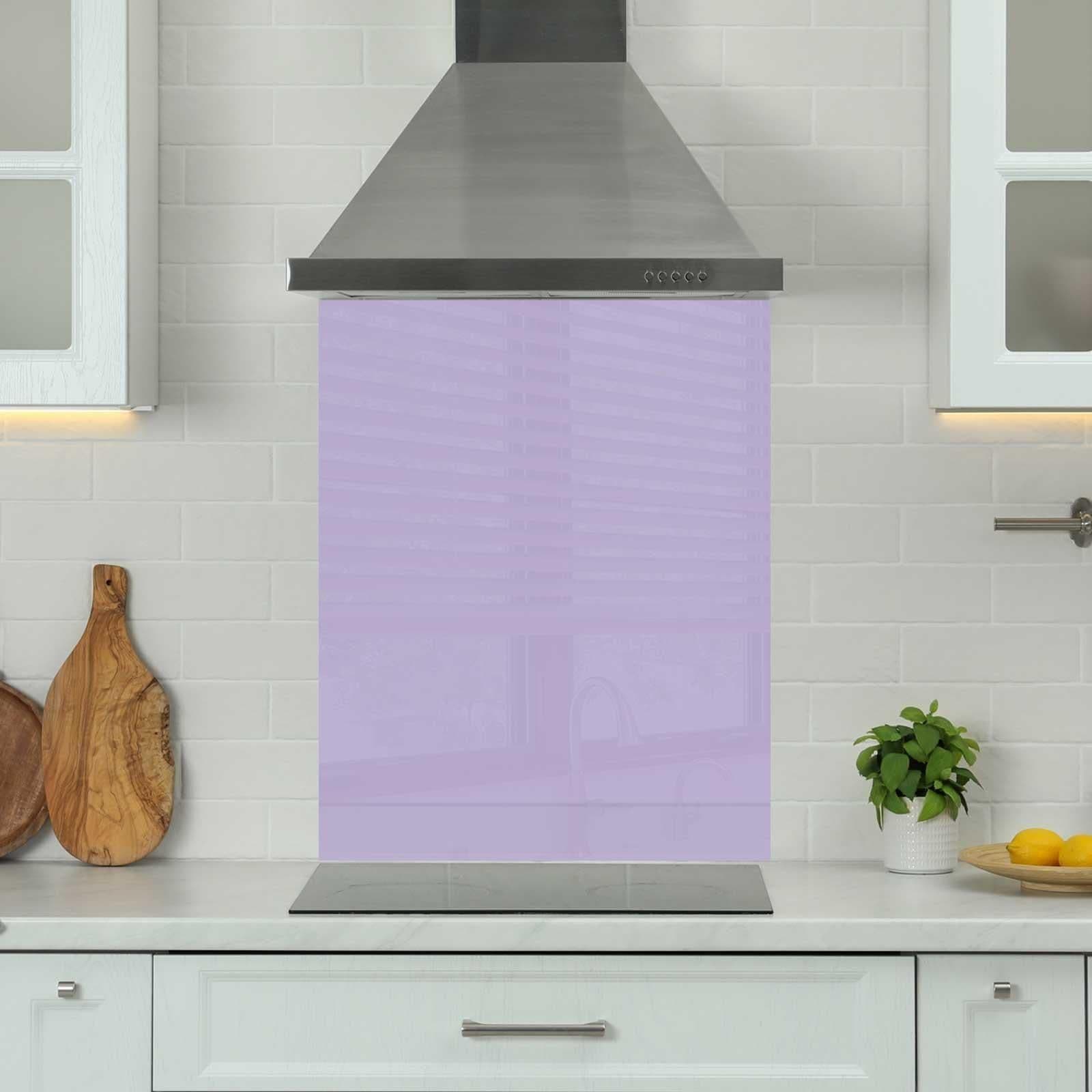 Premium 60cm x 75cm 6mm Glass Kitchen Splashback Toughened Polished Edge