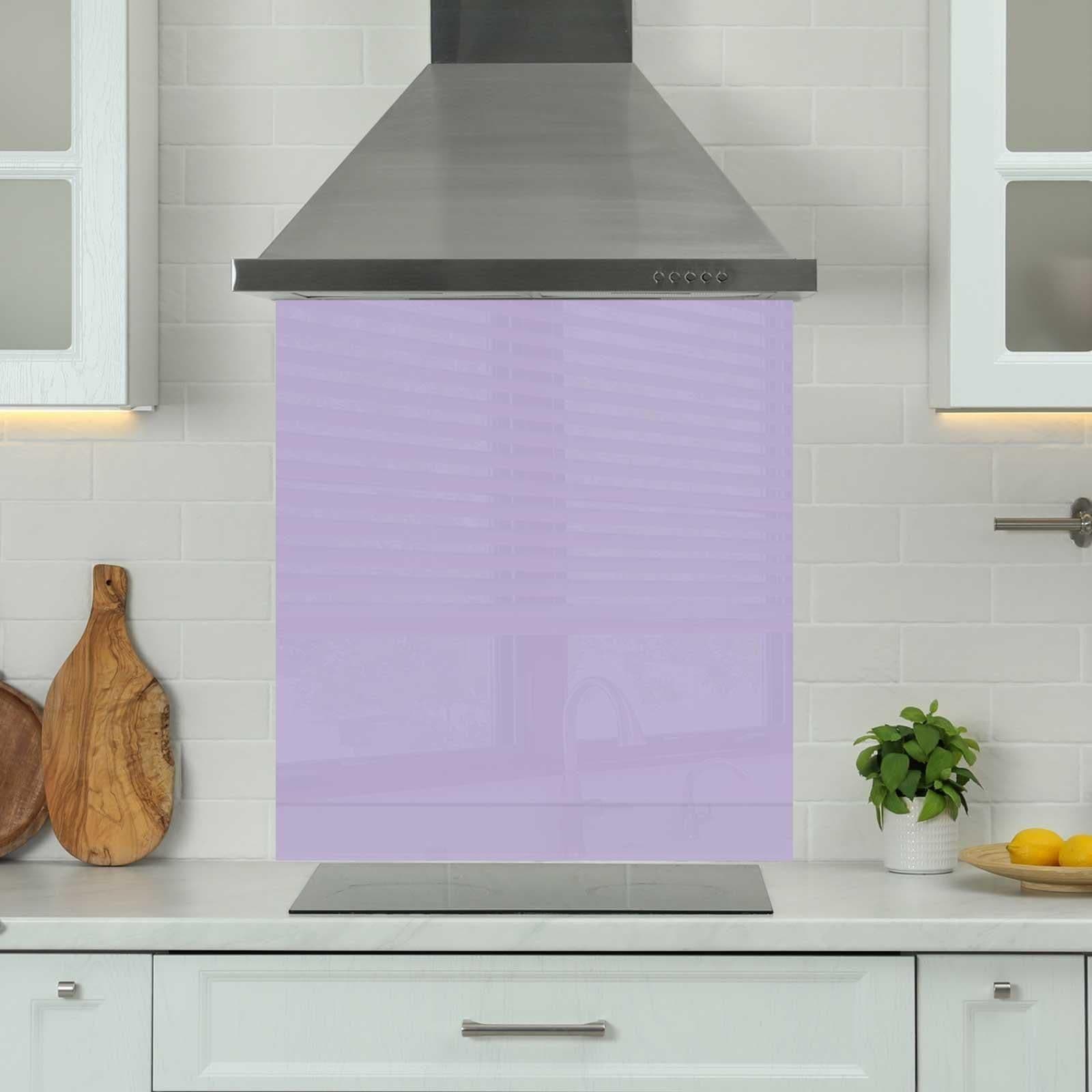 Premium 90cm x 75cm 6mm Glass Kitchen Splashback Toughened Polished Edge