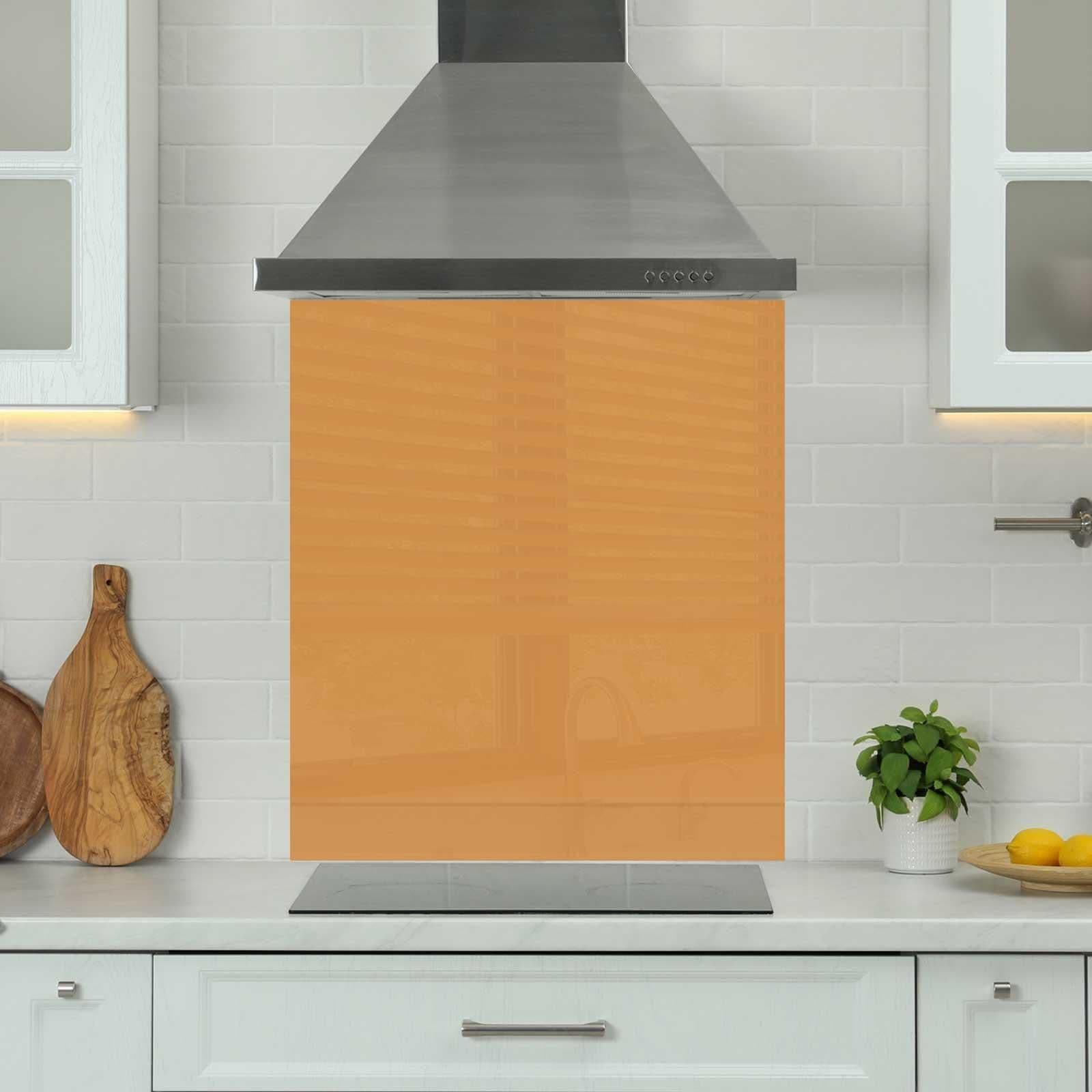 Premium 70cm x 75cm 6mm Glass Kitchen Splashback Toughened Polished Edge