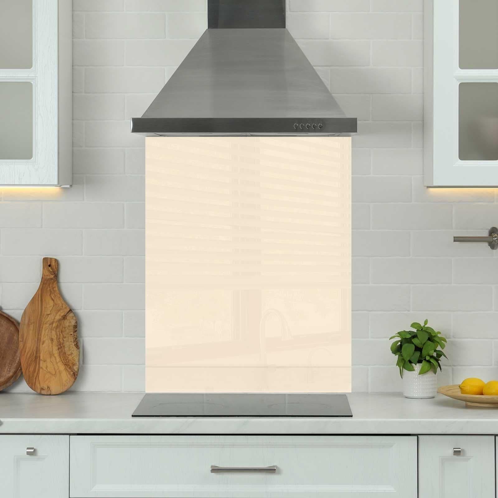 Premium 60cm x 75cm 6mm Glass Kitchen Splashback Toughened Polished Edge