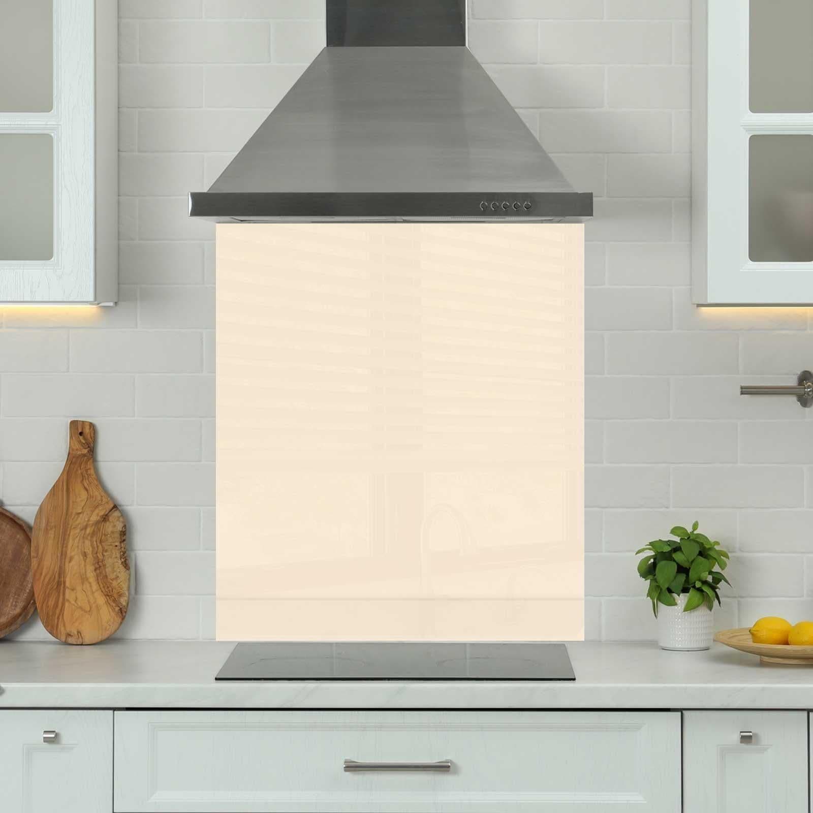 Premium 70 x 75cm 6mm Glass Kitchen Splashback Toughened Polished Edge