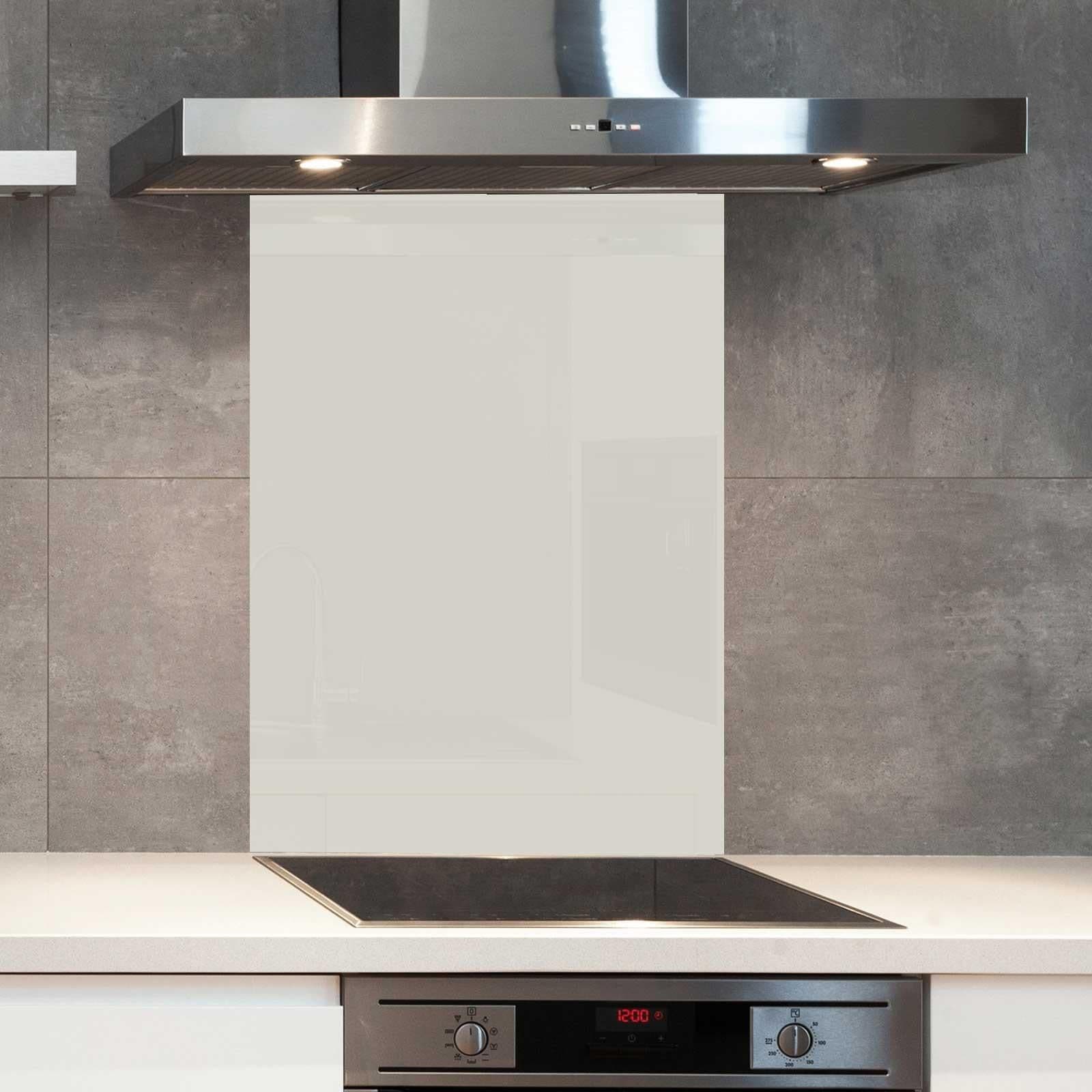 Premium 60 x 75cm 6mm Glass Dulux Spun Mohair Kitchen Splashback Toughened