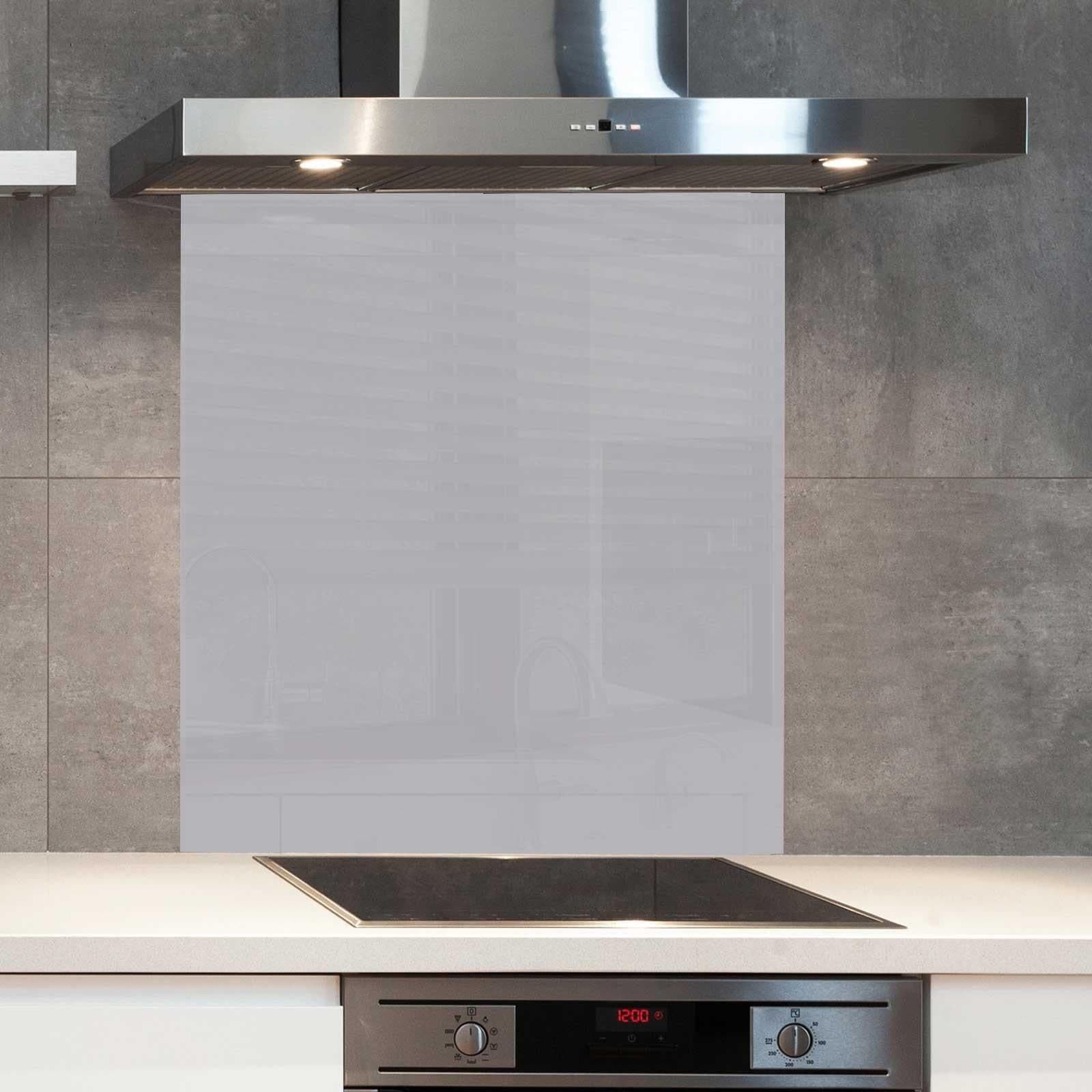 Premium 90cm x 75cm 6mm Glass Hazy Morning Kitchen Splashback Toughened