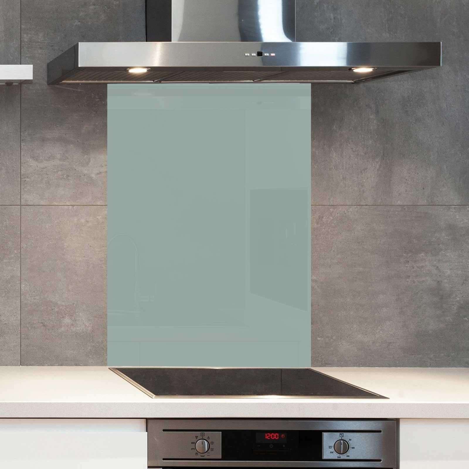 Premium 60cm x 75cm 6mm Glass Fresh Foliage Kitchen Splashback Toughened