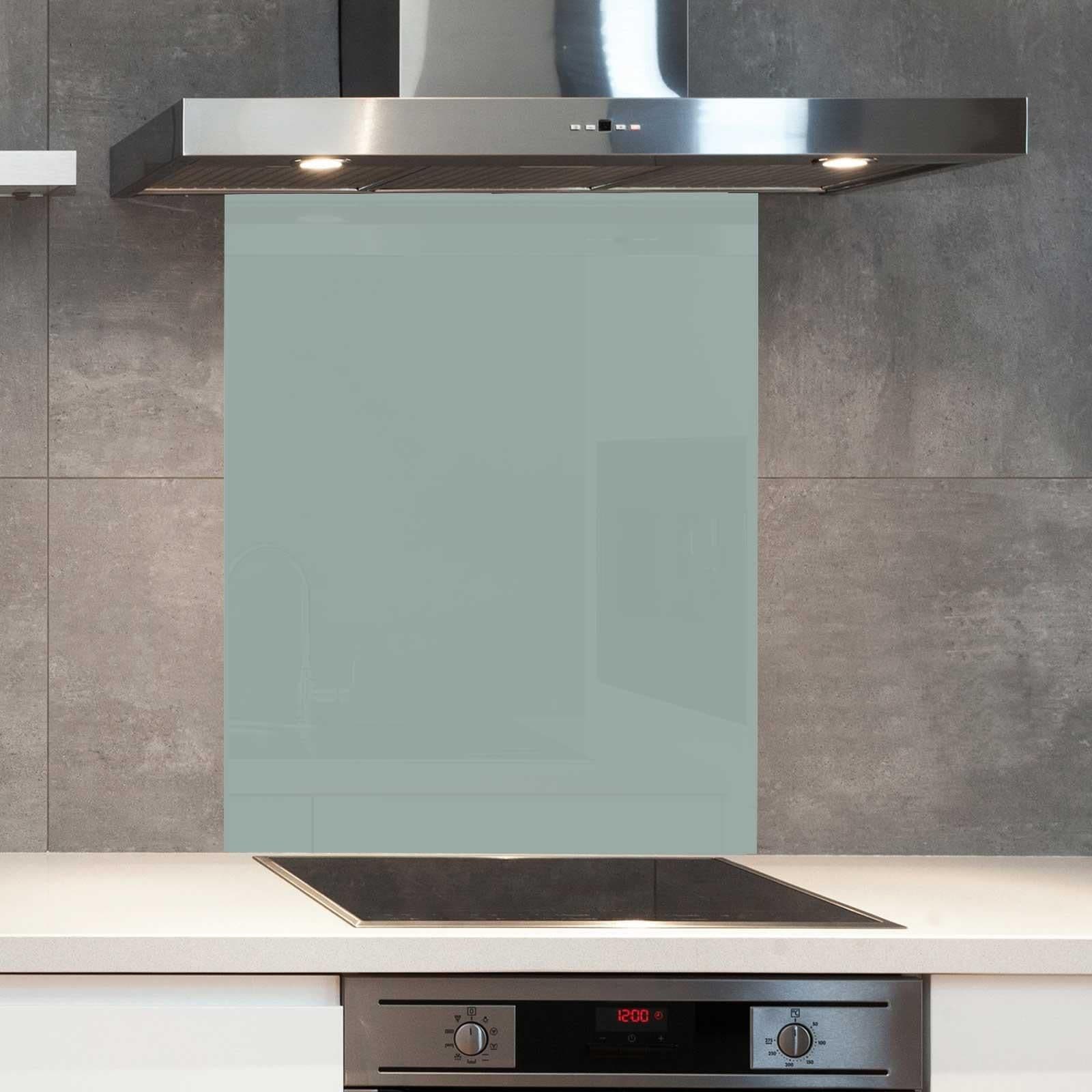 Premium 70cm x 75cm 6mm Glass Fresh Foliage Kitchen Splashback Toughened