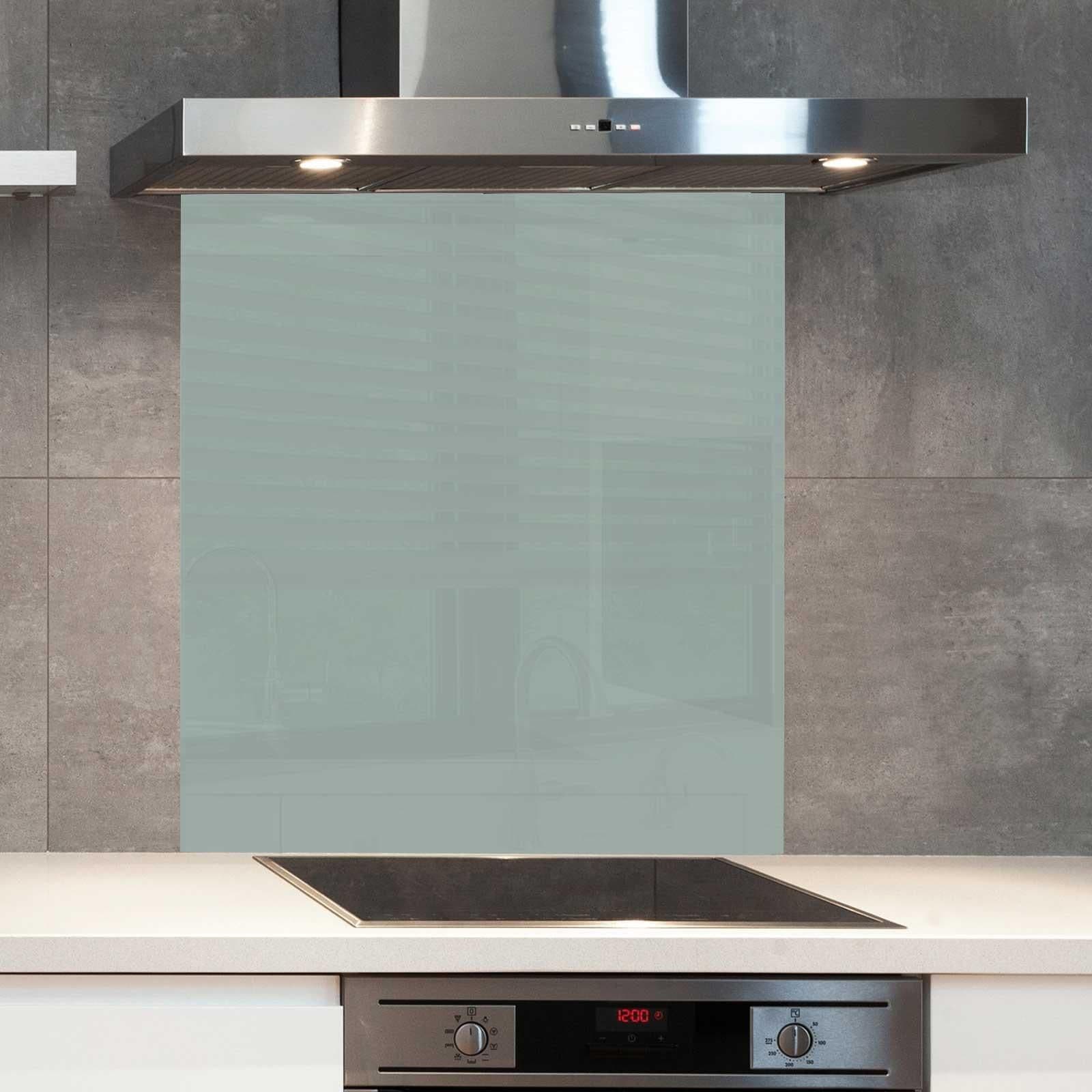 Premium 90cm x 75cm 6mm Glass Fresh Foliage Kitchen Splashback Toughened