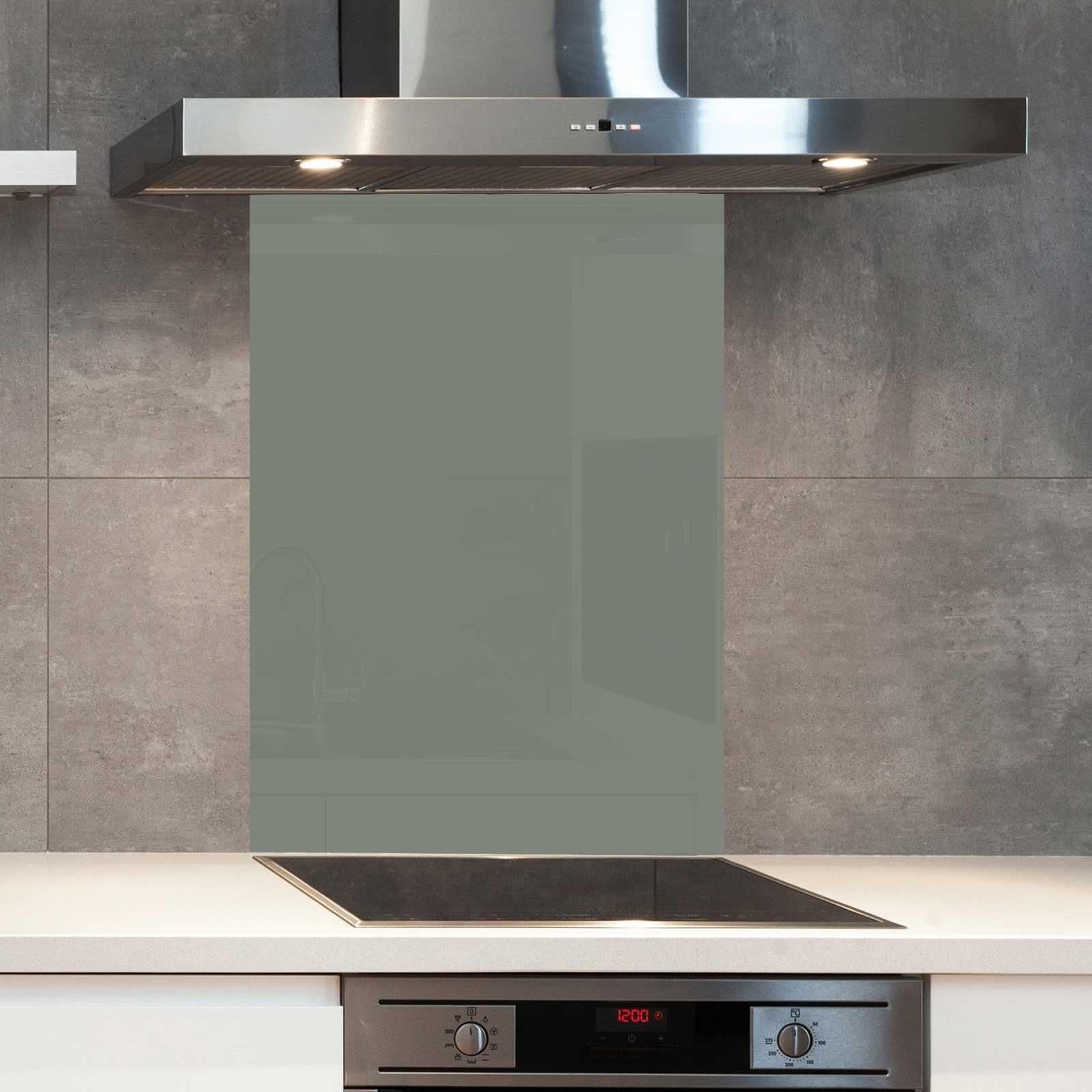Premium 60cm x 75cm 6mm Glass Mouse Tail Kitchen Splashback Toughened