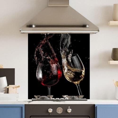 Premium 70 x 75cm 6mm Glass Glasses Kitchen Splashback Toughened Various Sizes