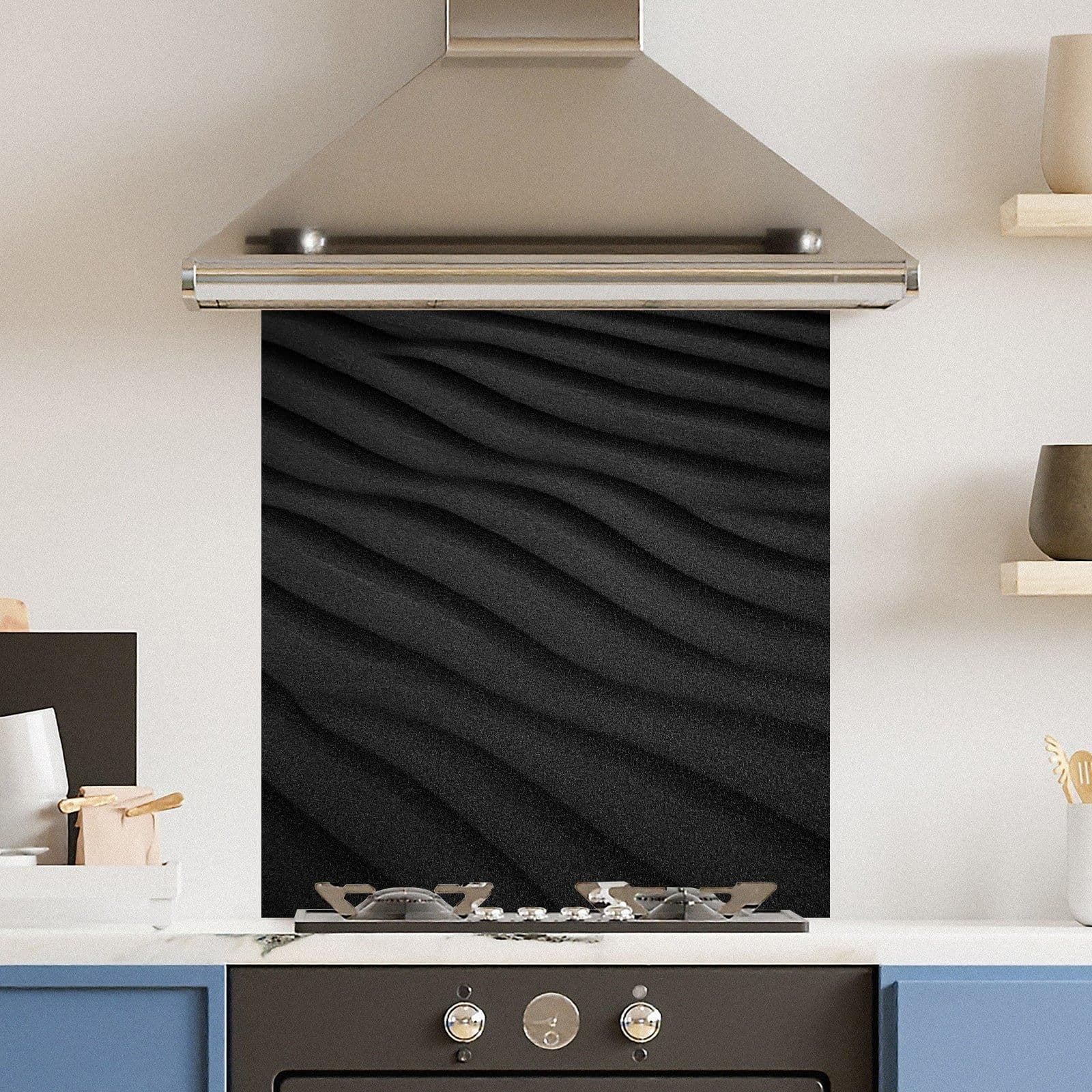 Premium 70 x 75cm 6mm Glass Sand Dune Kitchen Splashback Toughened
