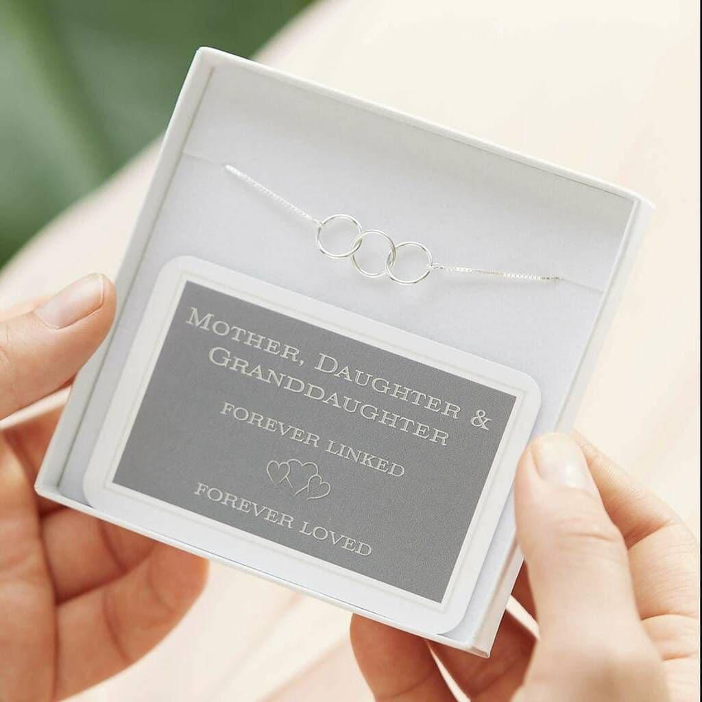 Mother Daughter Granddaughter Infinity Bracelet