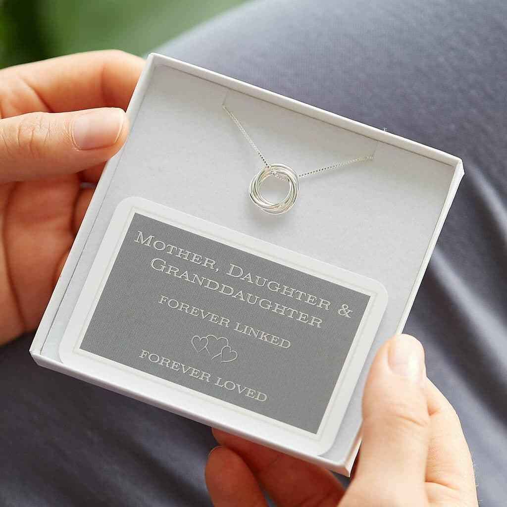 Mother Daughter Granddaughter Link Necklace