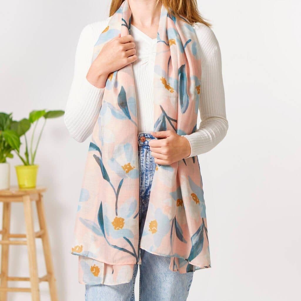 Floral Sketch Scarf