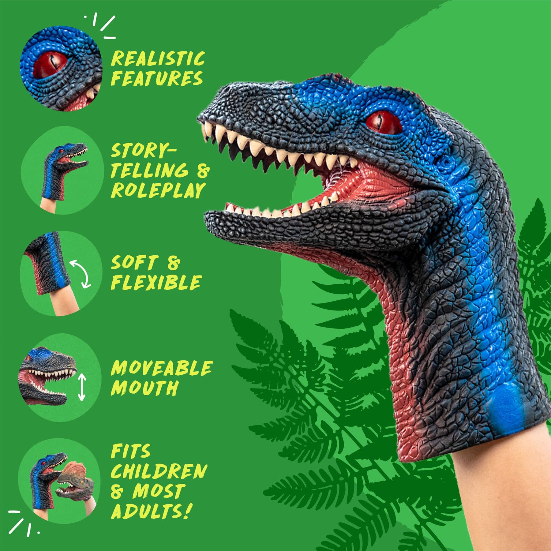 Hand Puppet - Velociraptor