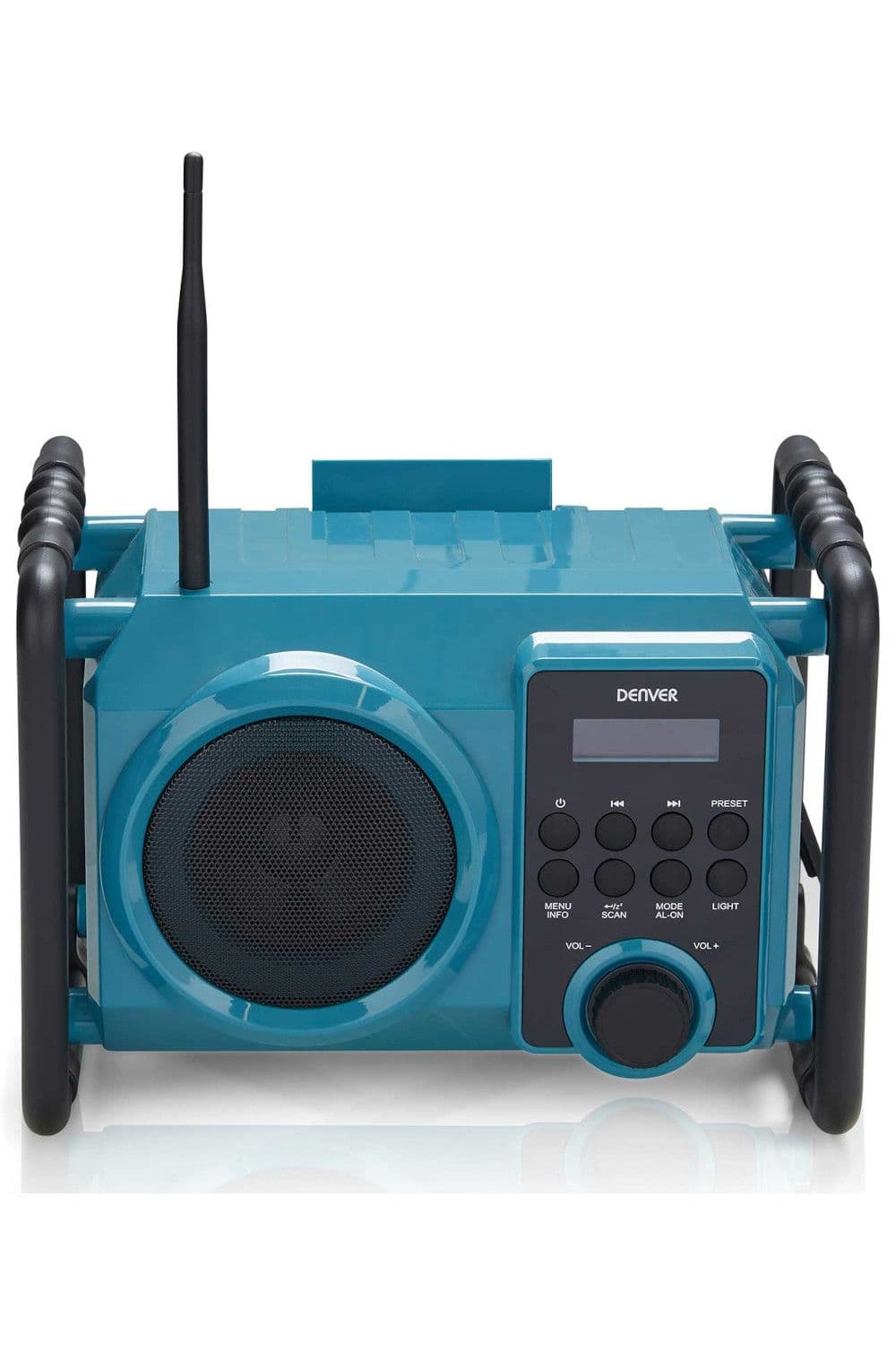 Work DAB Portable Radio Floodlight Bluetooth Splash Proof Rechargeable FM Radio AUX Ideal JobSite Worksite Or Garden Radio