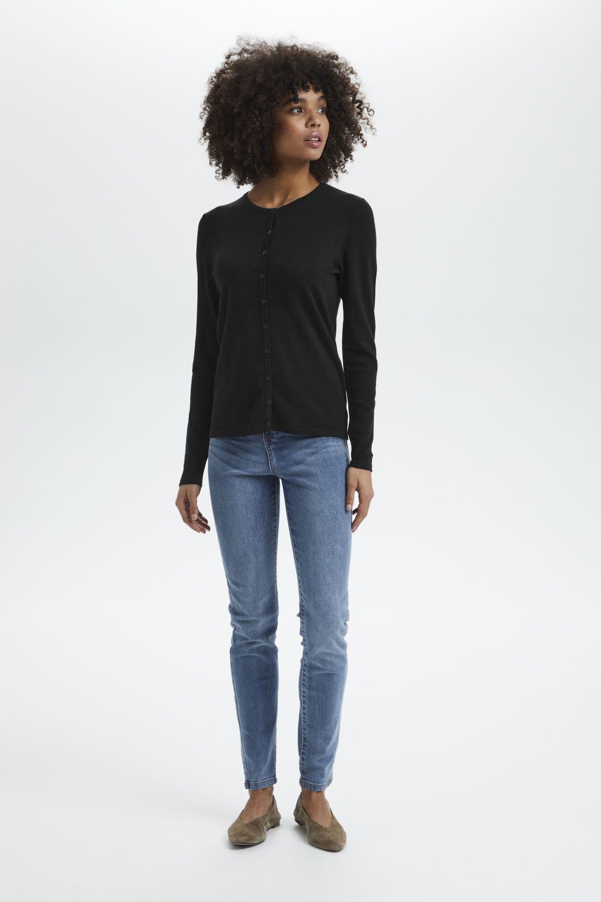 Mila Roll Neck Cardigan