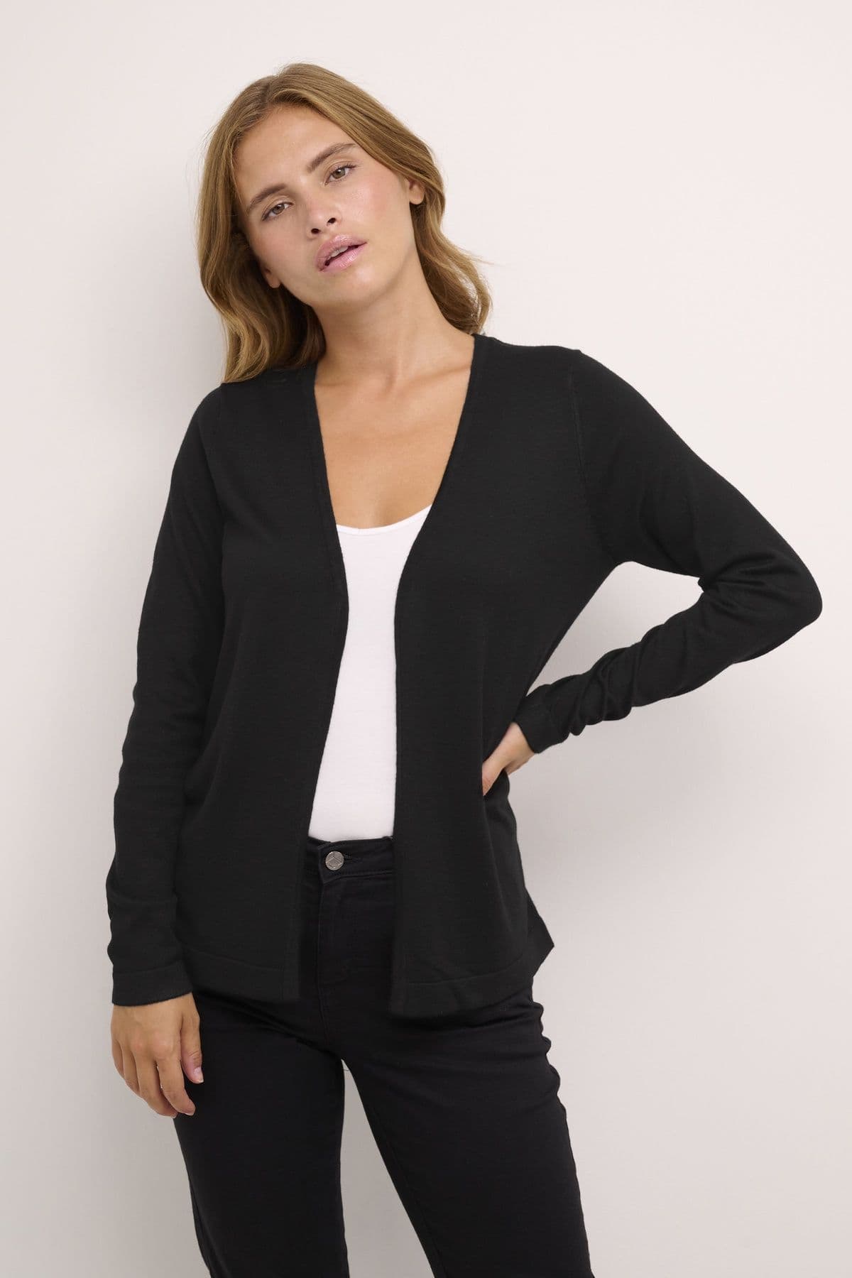 Fenia Long Sleeve Open Front Cardigan