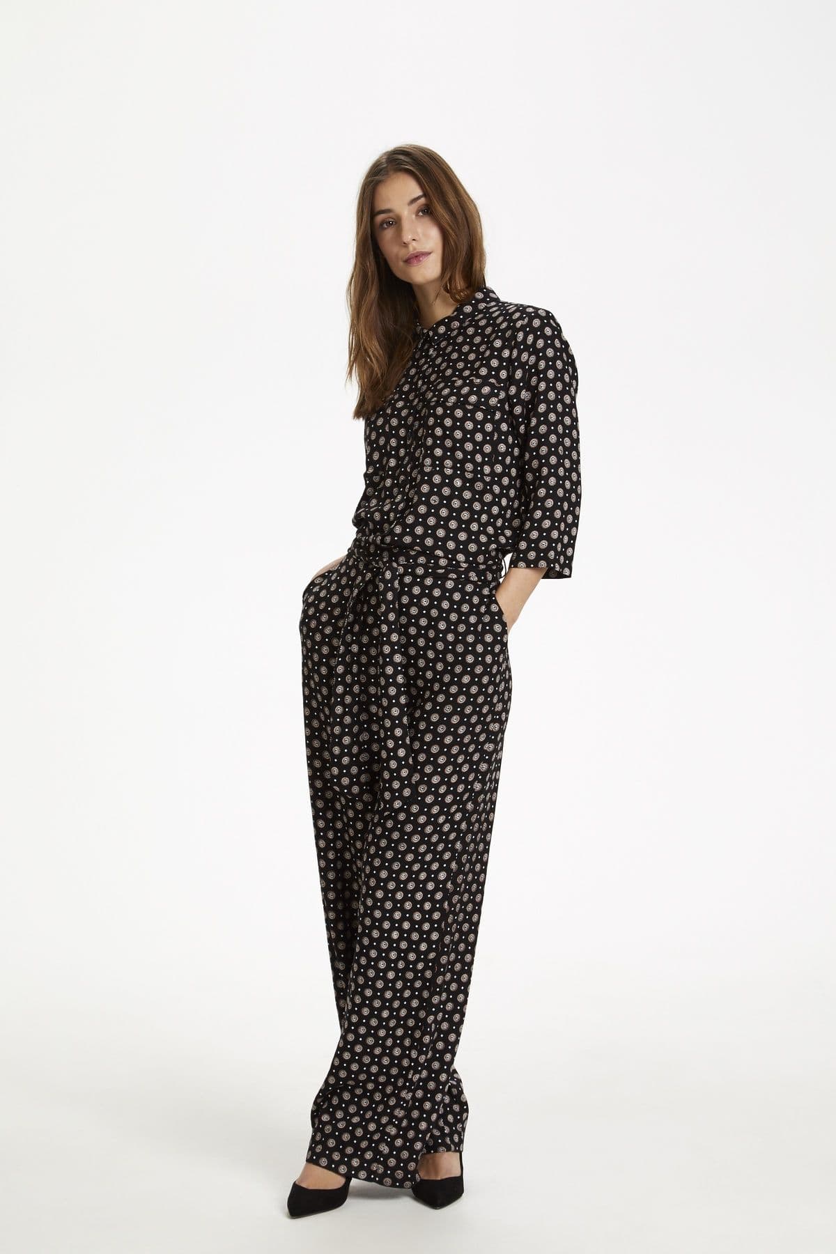 Rutie Print Wide Leg Jumpsuit