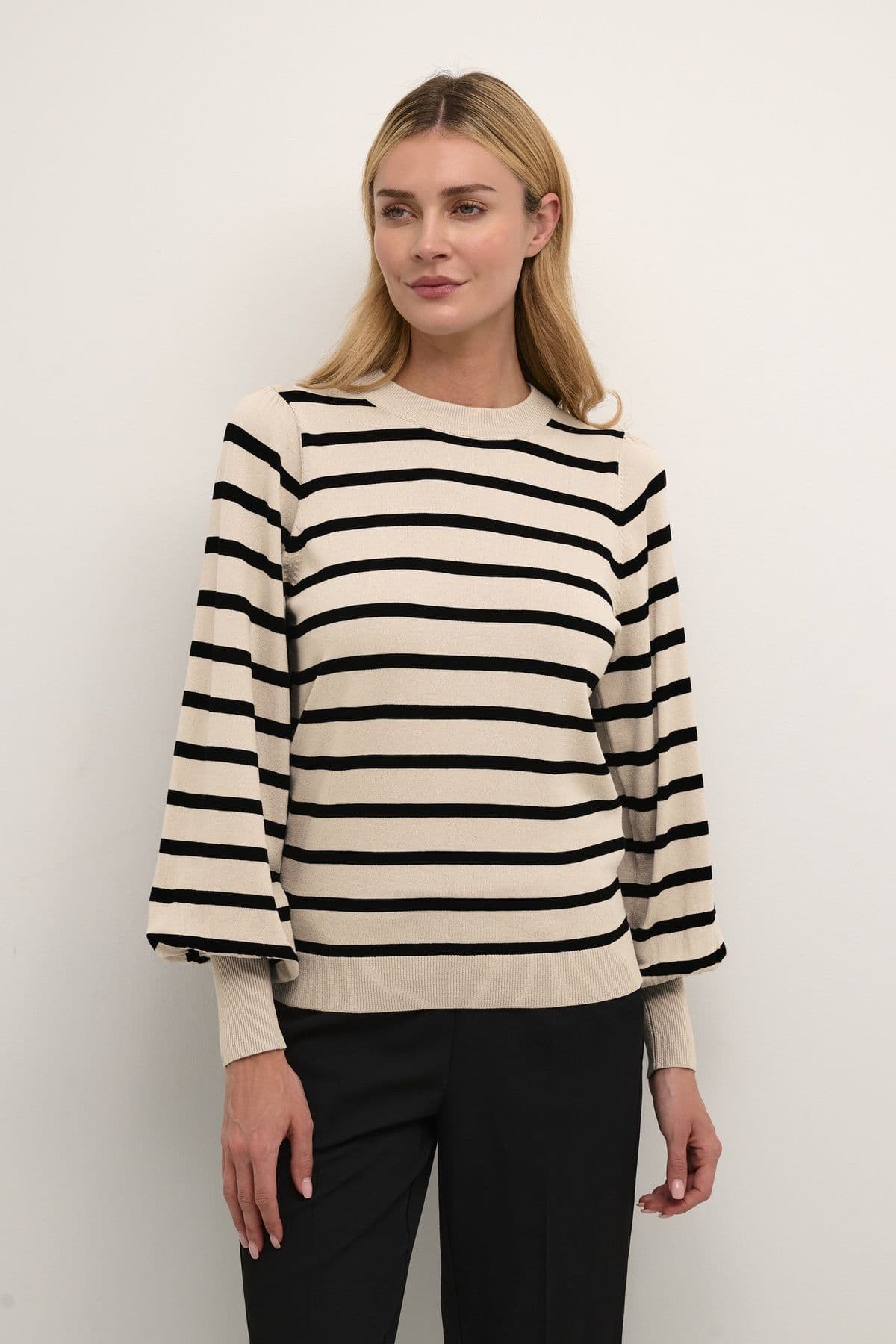 Kamala Striped Knit Pullover