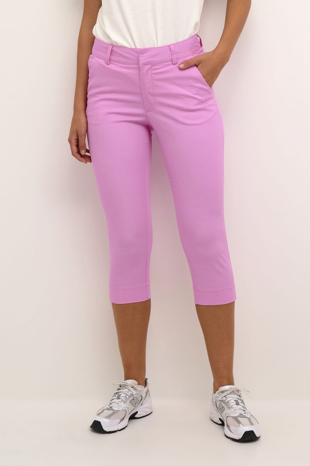 Lea Capri Slim Regular Waist Trousers