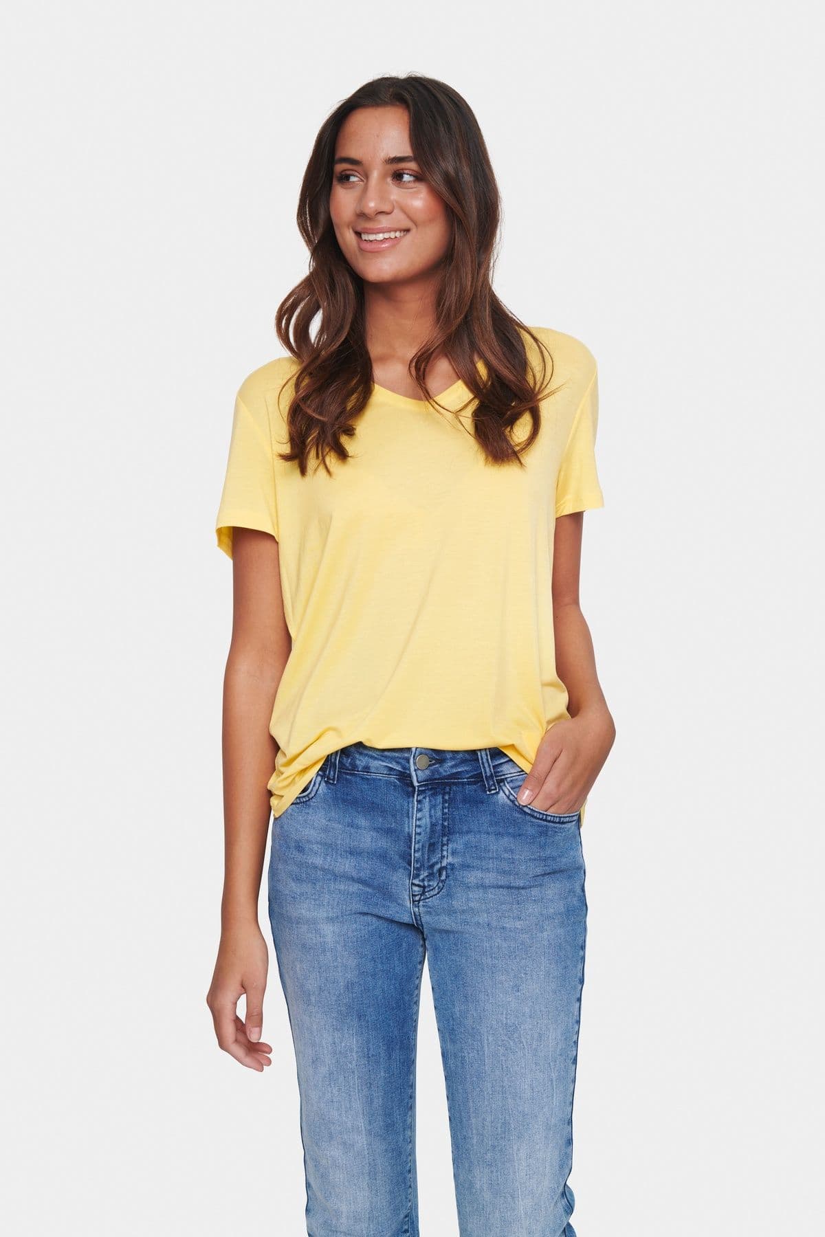 Adelia V neck Short Sleeve T shirt