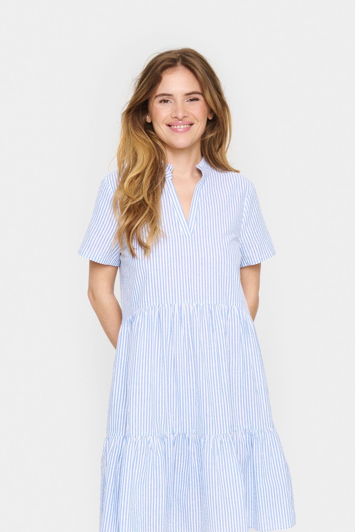 Elmiko Short Sleeve Knee Length Dress