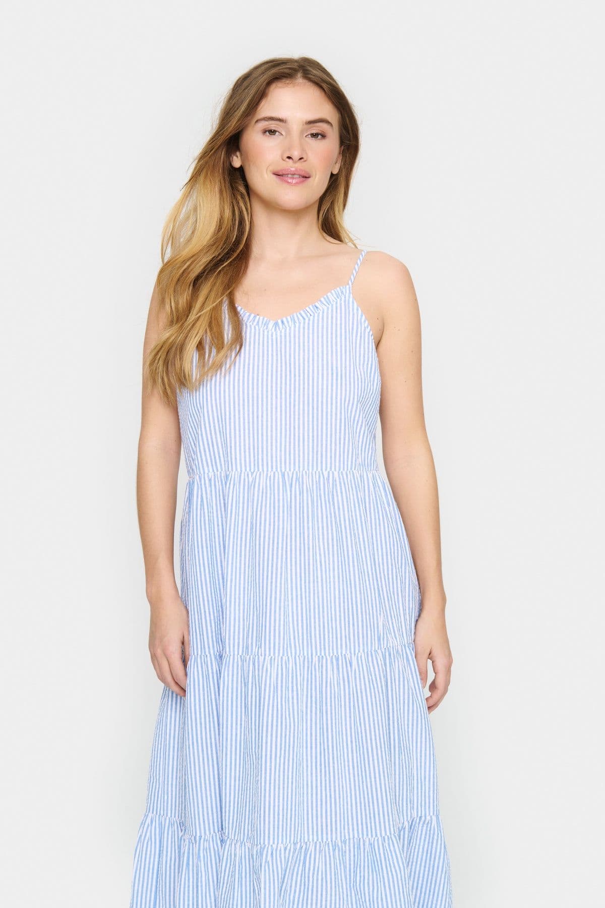 Elmiko Spaghetti Straps Maxi Dress