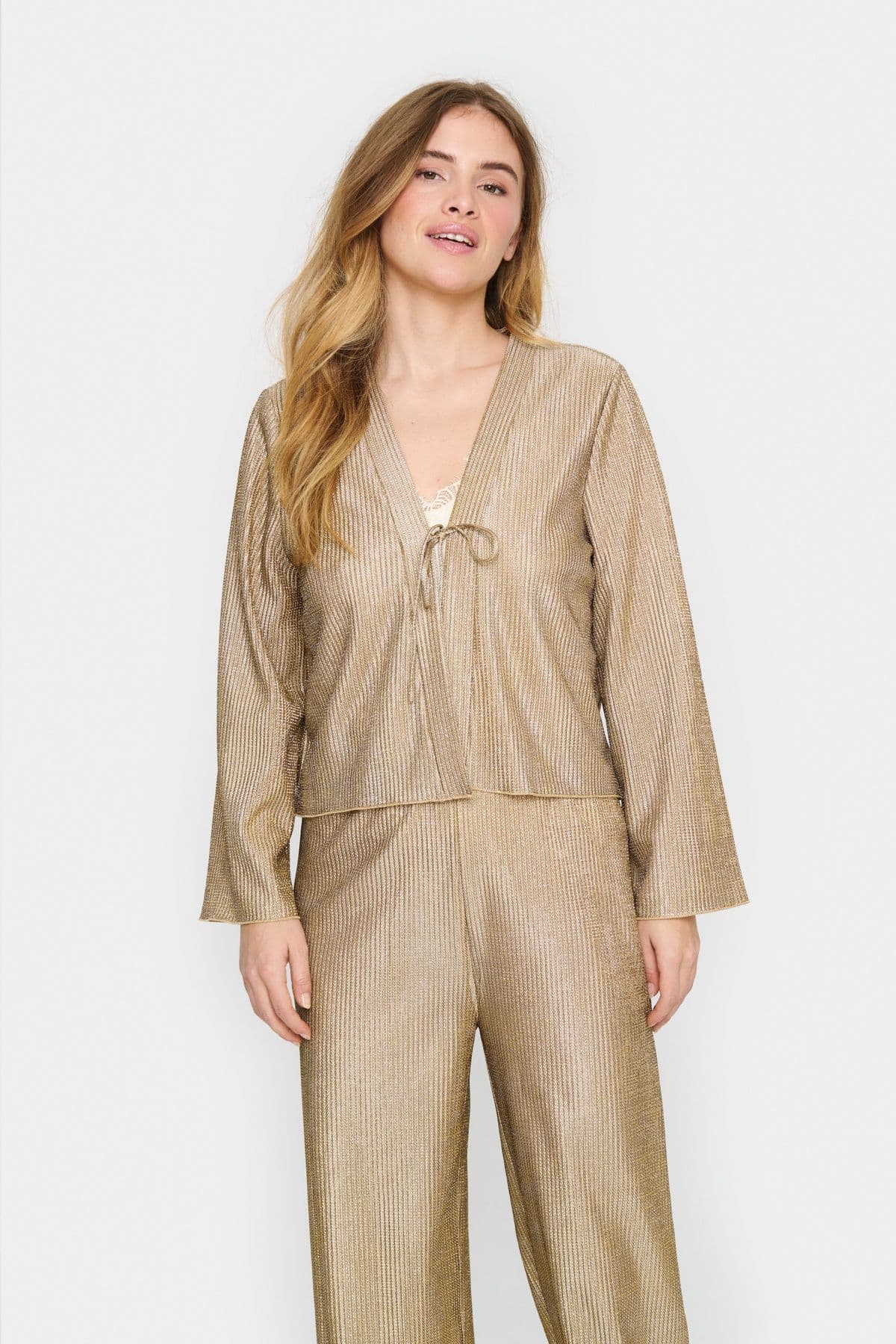 Evy Tie Front Casual Fit Bolero