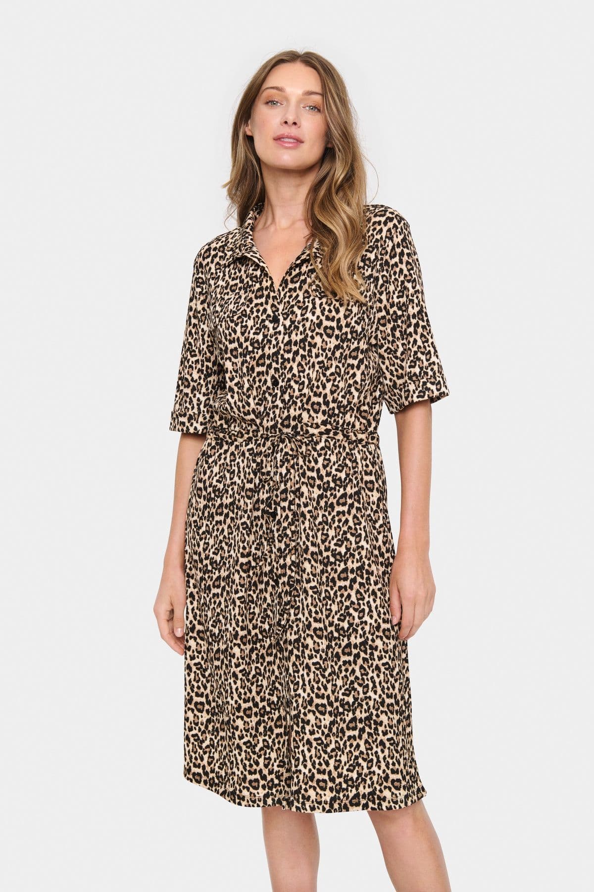 Valda Short Sleeve Shirt Dress