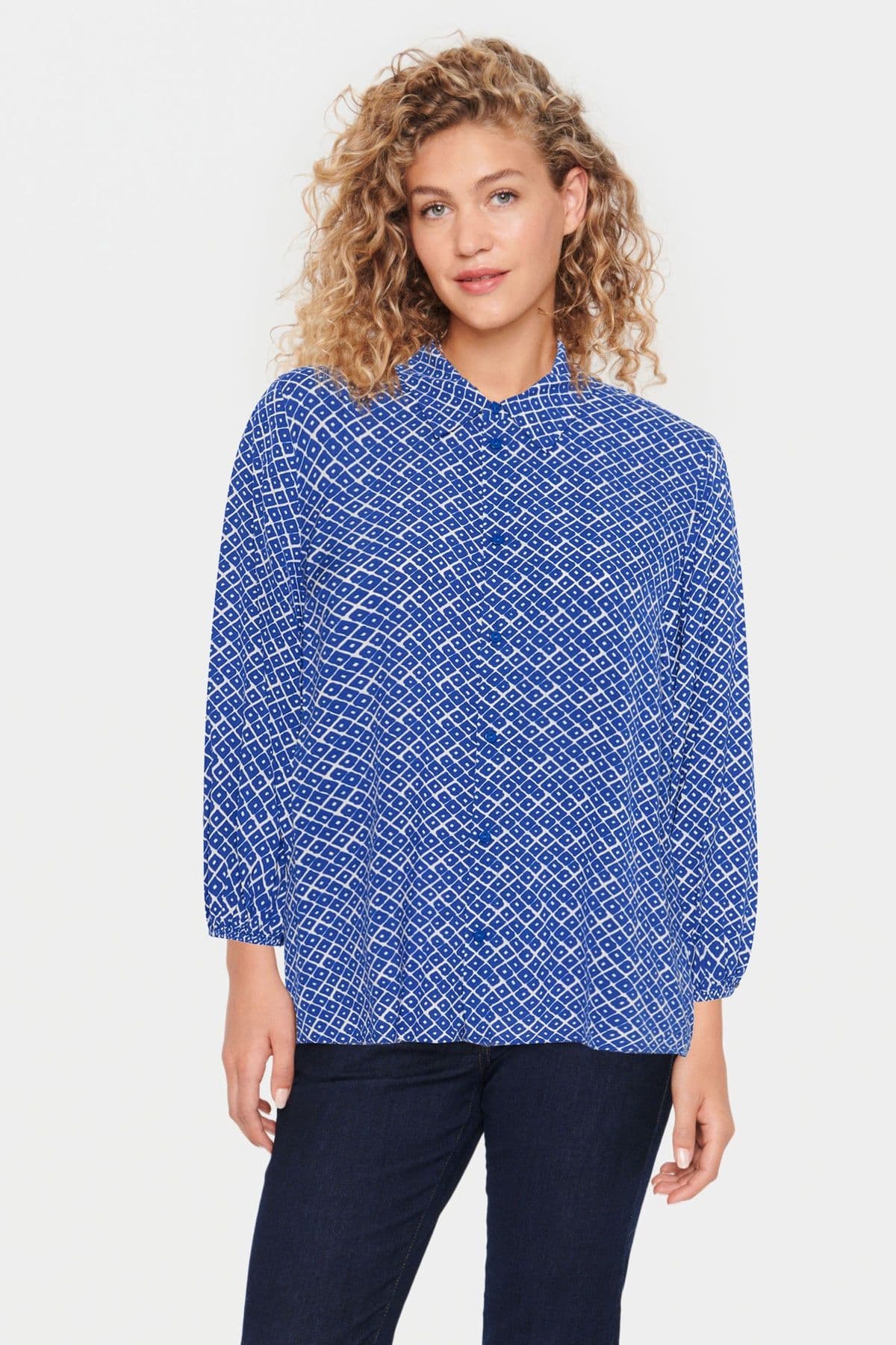 Palavi 3 4 Sleeve Casual Fit Shirt
