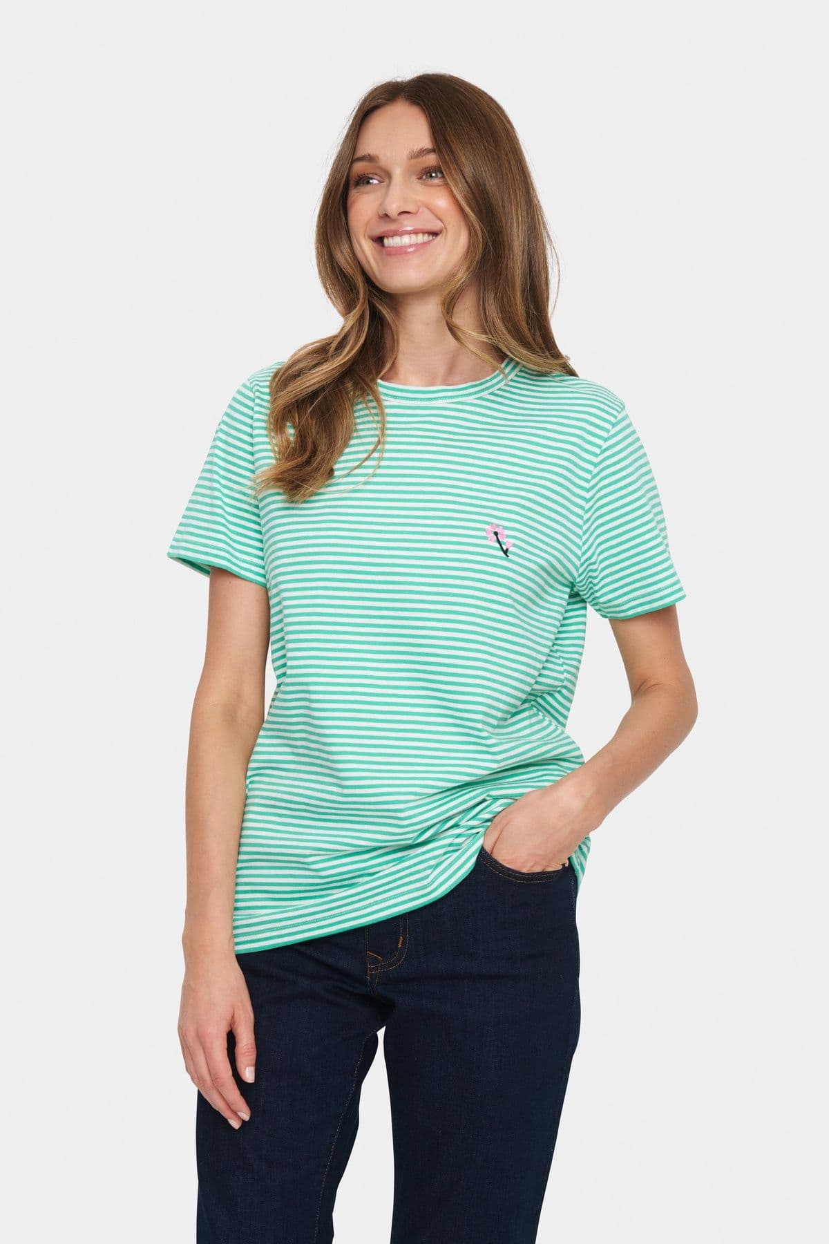 Fadima Short Sleeve Embroidery T shirt