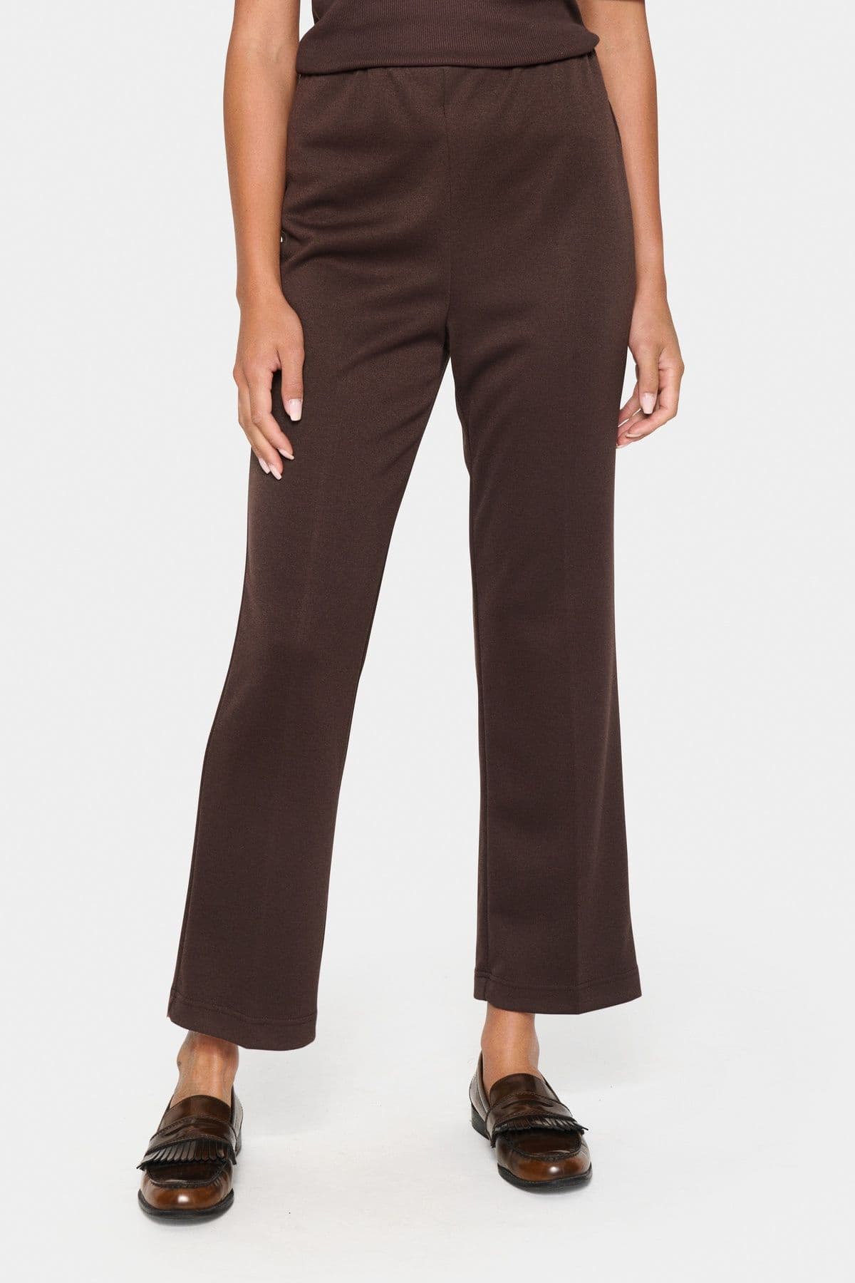 KaileenSZ Bootcut Leg Cropped Trousers