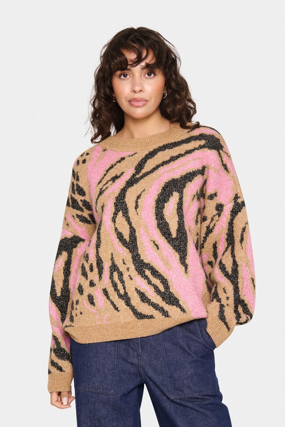 GucciaSZ Printed Casual Fit Pullover