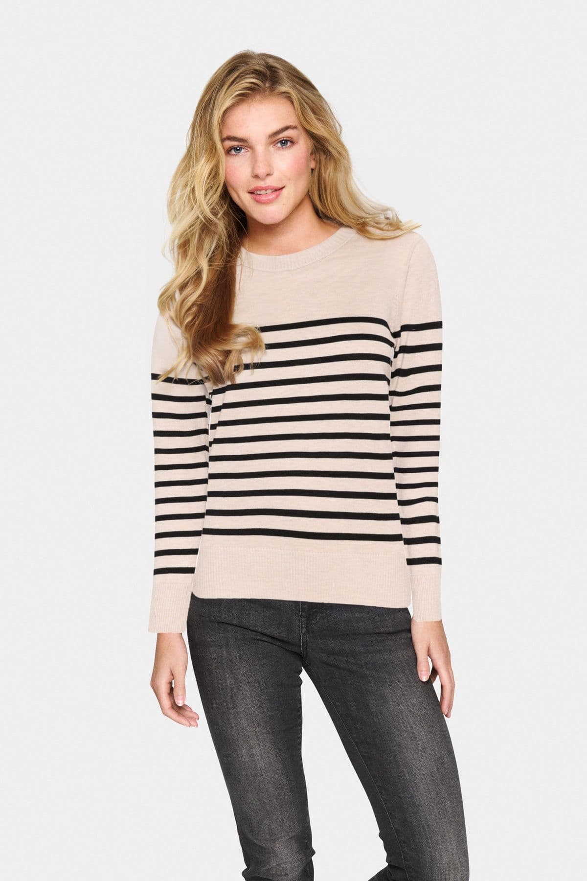 MilaSZ Slim Fit Striped Pullover