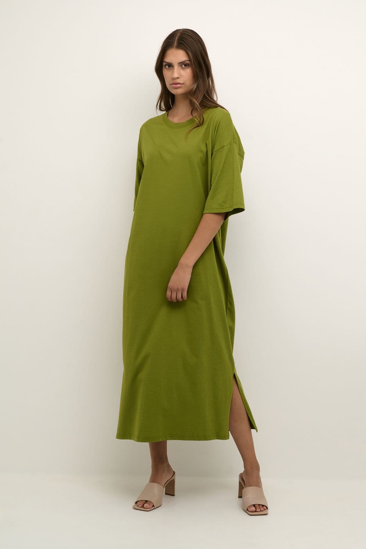 Edna Half Sleeve Casual Fit Maxi Dress