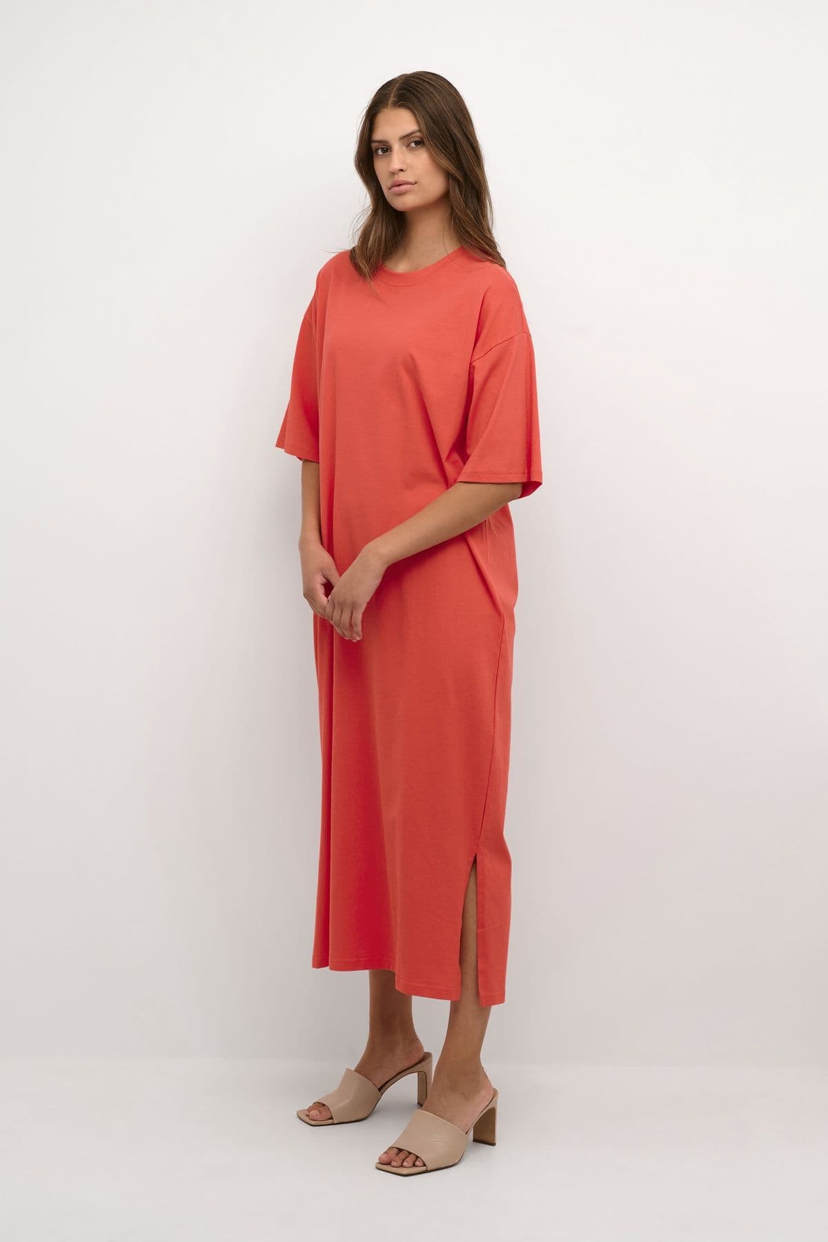 Edna Half Sleeve Casual Fit Maxi Dress
