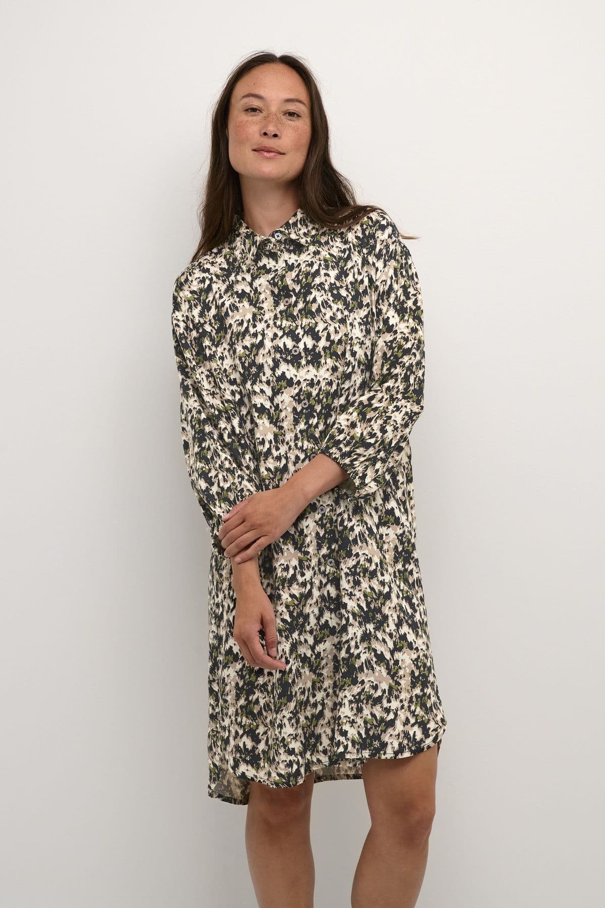 Carmen Knee Length Shirt Dress