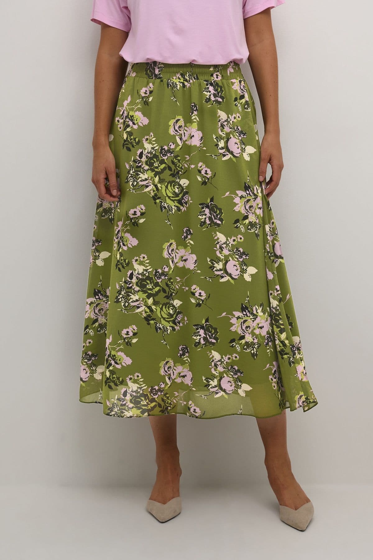Vita High Waisted Line Fit Skirt
