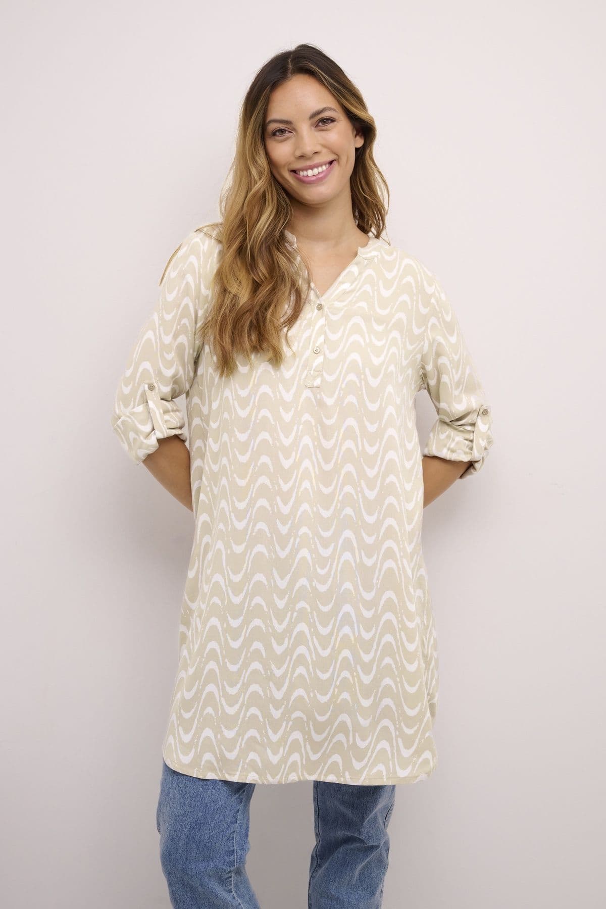 Mira Loose Fit Long Sleeve Tunic