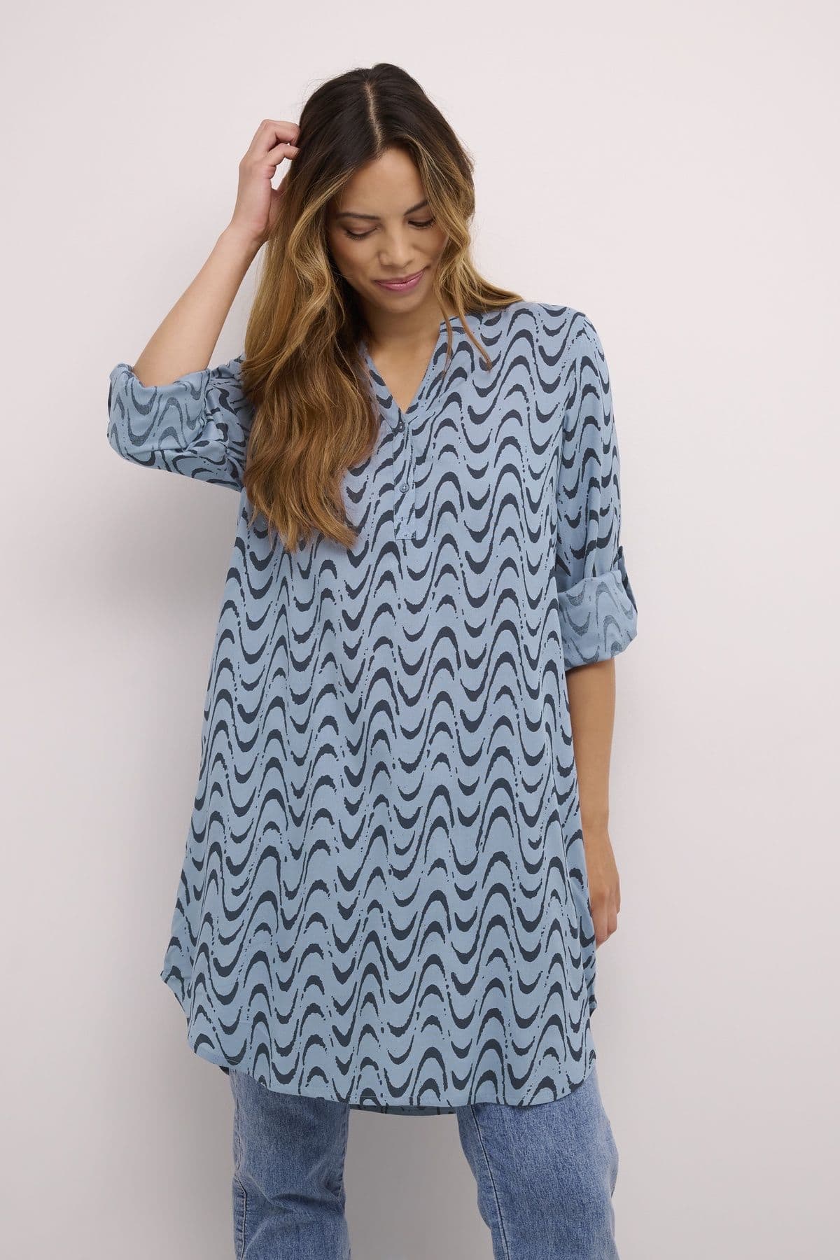 Mira Loose Fit Long Sleeve Tunic