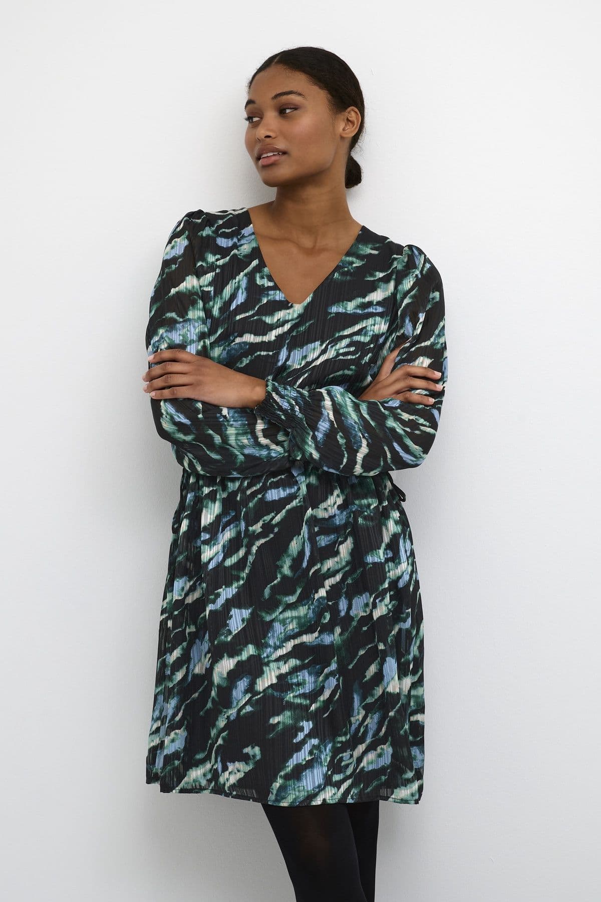 Chucky Above Knee Length V Neck Dress