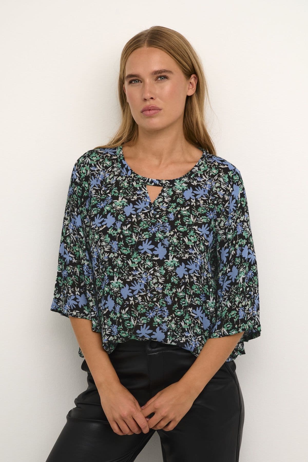 Ariana Half Sleeve Loose Fit Blouse