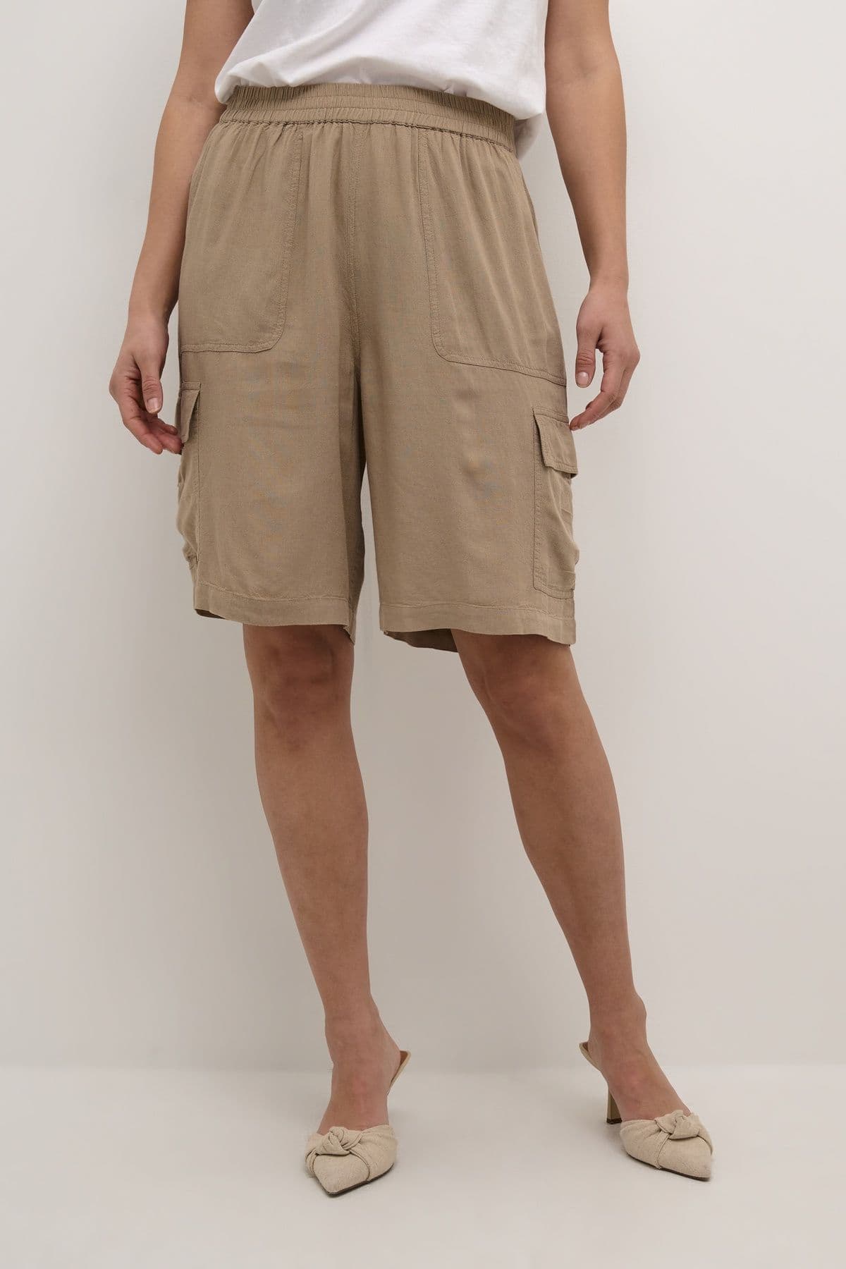 Milia Cargo Elasticated Waist Shorts