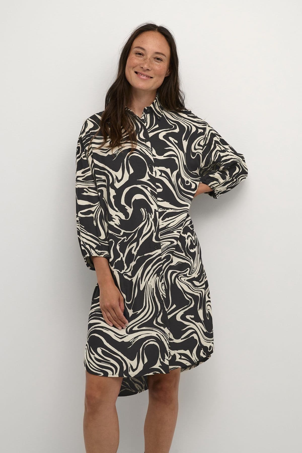 Carmen Knee Length Shirt Dress