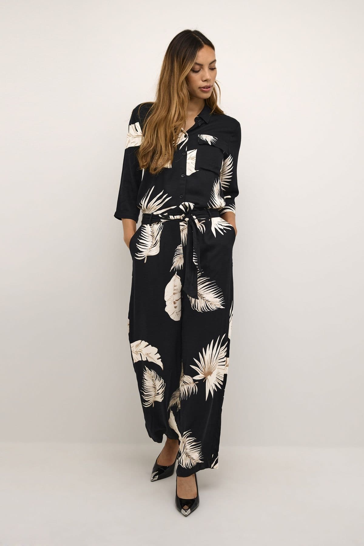 Rutie 3 4 Sleeve Jumpsuit