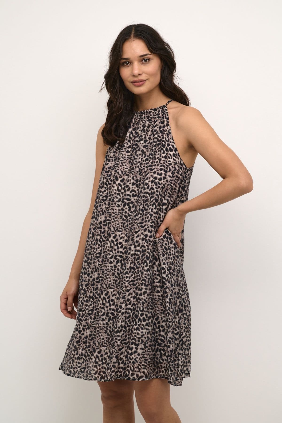 Vita Halterneck Above Knee Dress